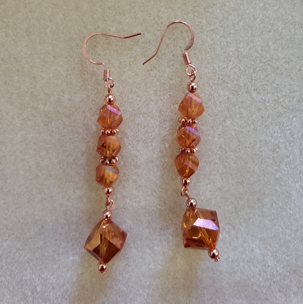 Hand made fashion earrings copper